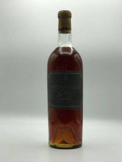 null 1 bouteille Château Guiraud 1er Cru Classé Sauternes 1947 (niveau: haute ép.,...