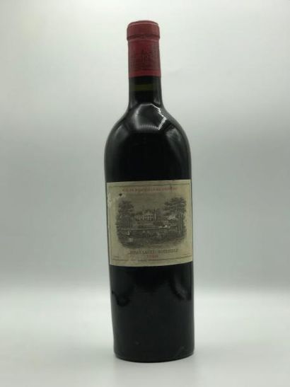 null 1 bouteille Château Lafite Rothschild 1er Cru Classé Pauillac 1928 (étiq.très...