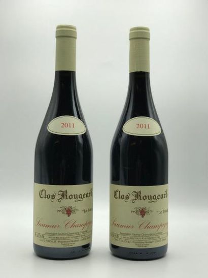 null 2 bouteilles Saumur Champigny "Le Bourg" Clos Rougeard 2011 