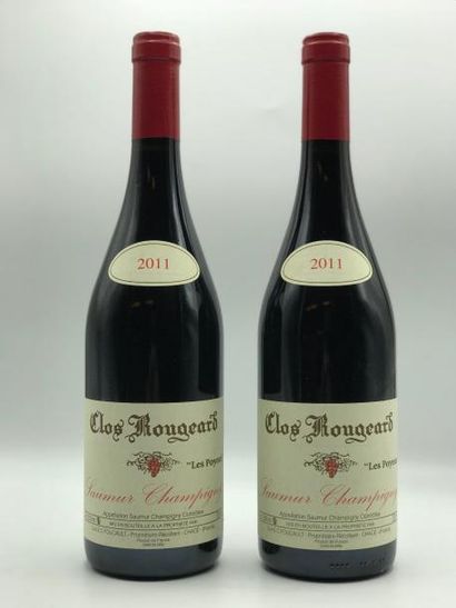 null 2 bouteilles Saumur Champigny "Les Poyeux" Clos Rougeard 2011 