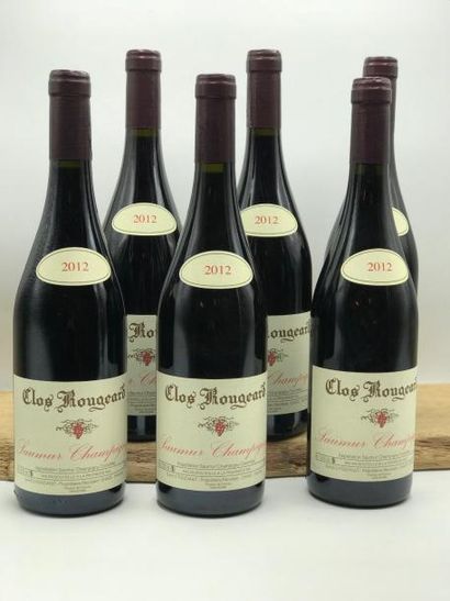 null 6 bouteille s Saumur-Champigny "Le Clos" Clos Rougeard 2012 