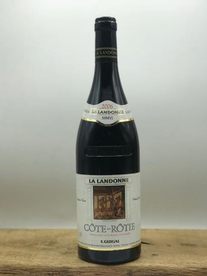 null 1 bouteille Côte Rôtie « La Landonne » E.Guigal 2006 (étiq. tres lég. griff...