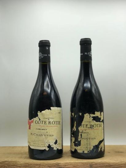 null 2 bouteilles Côte-Rôtie « La Mordorée » M.Chapoutier 1999 