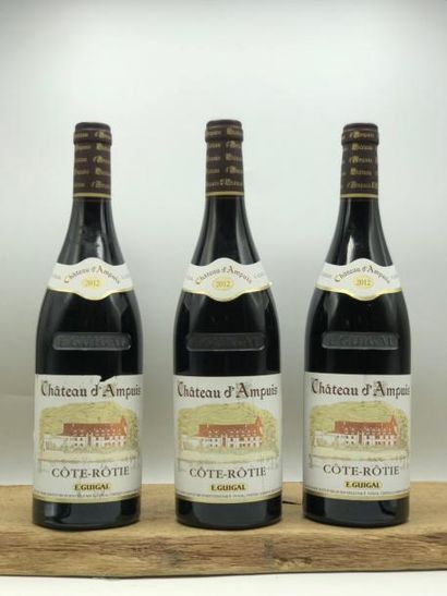 null 3 bouteilles Côte-Rôtie Château d'Ampuis 2012 