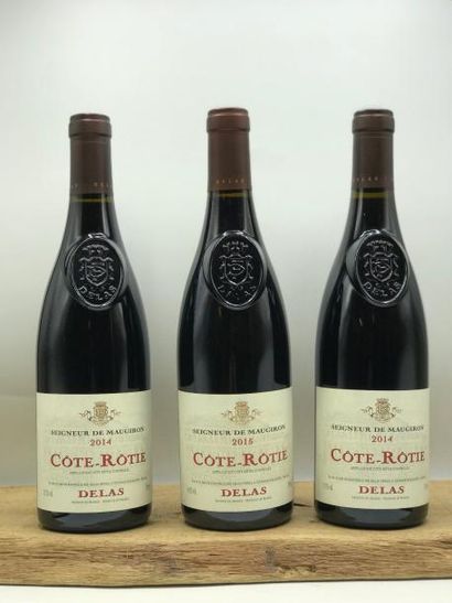 null 3 bouteilles Côte-Rôtie Seigneur de Maugiron Delas 2014 