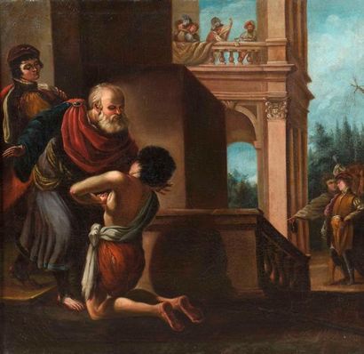 Giovanni Francesco Barbieri, dit le GUERCHIN (1591-1666) d'après Le retour du fils...