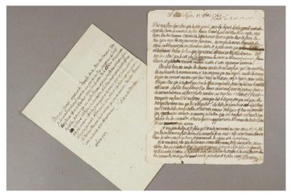 Honoré-Gabriel Riqueti, Comte de MIRABEAU (1749-1791) Lettre autographe signée.
Une...