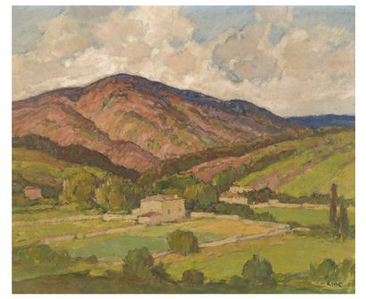 Georges GOBO (1876-1958) Paysage
Huile sur toile, signée en bas à droite.
54,5 x...