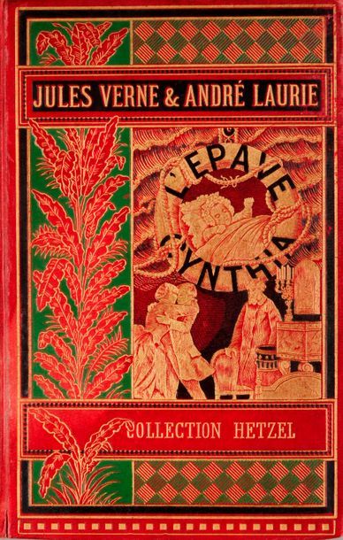 Jules VERNE L'Epave du Cynthia (Jules Verne et André Laurie), 1885. Volume à la bouée...