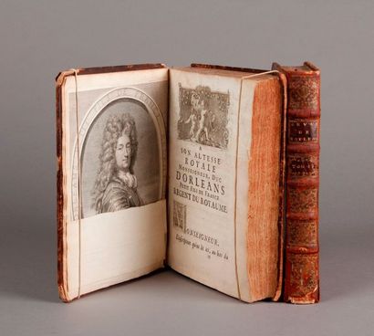 BOILEAU DESPREAUX Oeuvres. A Genève, 1716; deux volumes in-4 (veau d'époque abîmé,...
