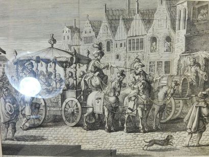 null ‘’L’assassinat de Henri IV par RAVAILLAC le 14 mai 1610 gravure en noir XVIIème...