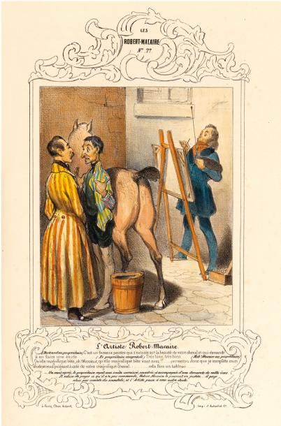 DAUMIER (Honoré) Les Cent et Un Robert-Macaire composés et dessinés par... sur les...