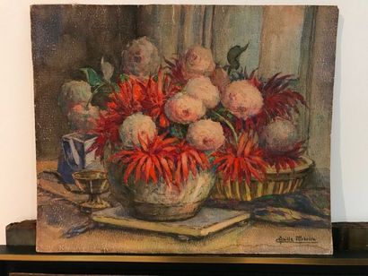 Achille PHOBRIEN (XXème) Bouquet de fleurs

Aquarelle sur papier, signée en bas à...
