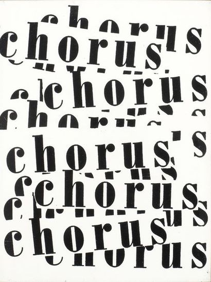 CESAR (1924-1998) 

Chorus

Ink printing

23 x 17,5 cm - 9 x 7 in.

Ink on paper