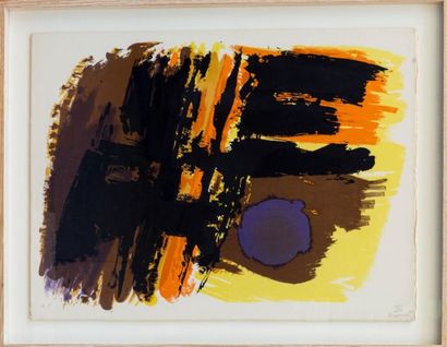 Alfred MANESSIER (1911-1993) Composition abstraite

Lithographie appartenant à une...