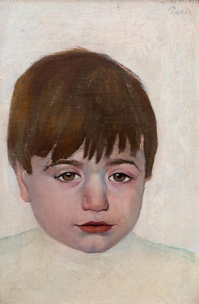 Boris Dmitrievitch GRIGORIEV (1886-1939) Portrait de jeune garçon

Huile sur toile,...