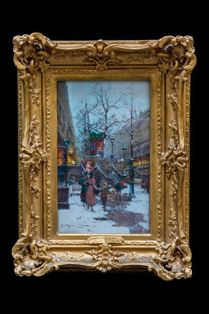 Eugène GALIEN-LALOUE (1854-1941) Boulevard Saint-Martin et Quai du Louvre

Paire...