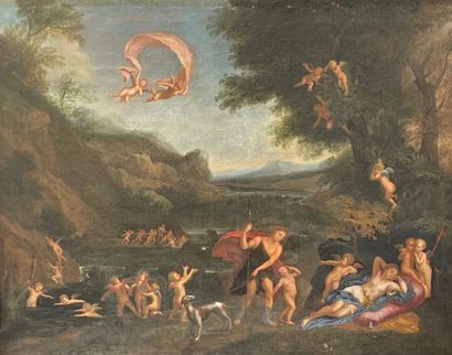 null Attribué à Marcantonio FRANCESCHINI (1648-1729)

Scène classique 

Huile sur...