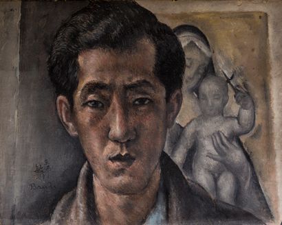 null Toshio BANDO (1895-1993)

Autoportrait 

Huile sur toile signée en bas à gauche...