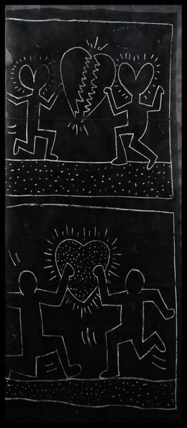 null 
Keith HARING (1958-1990)




Untitled, Subway drawing, 1981




Dessin à la...