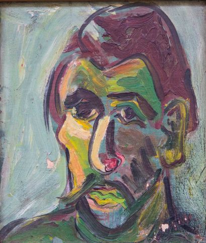 null 
Attribué à Bela Adalbert CZOBEL (1883-1976)



Portrait d'homme



Huile sur...