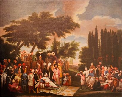null 
Jan Baptist VAN MOUR (1671-1737)




Les préparatifs de la chasse du sultan...