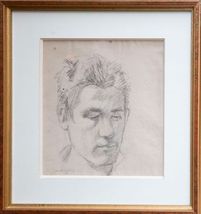 Laurent GSELL (1860-1944) 
Portrait d'homme...