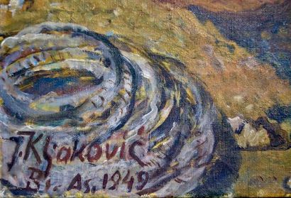 Joza KLJAKOVIC (1889-1969) Joza KLJAKOVIC (1889-1969) 
The hauling of the fishing...