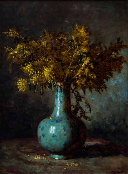 null Yuliy Yulevich II KLEVER (1882 -1942)

Bouquet of flowers in a vase

Oil on...
