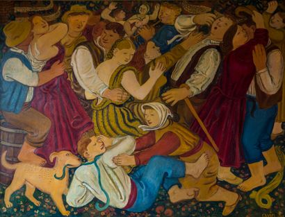 null Maurice Louis SAVIN (1894-1973)

La Fête 

Huile sur toile signée et datée 1943...