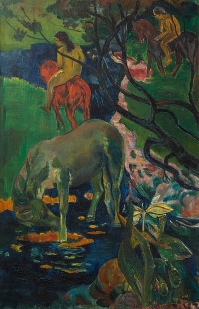 null Copy of a painting by Paul GAUGUIN (1848-1903)

Oil on canvas 

92 x 61 cm -...