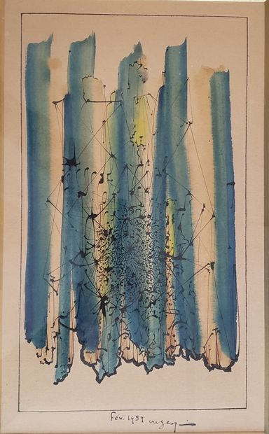 Carl UNGER (1915-1995)

Composition,1959

Aquarelle...