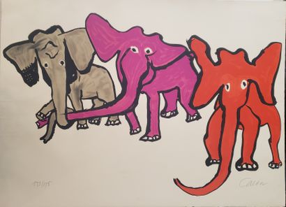 
Alexander CALDER (1898-1976)

Three Elephants...