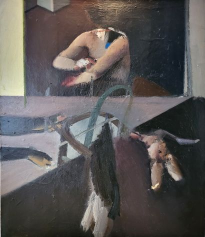 null Ivan KUSTURA (1951)

Scène d'intérieur à la chaise, 1987

Huile sur toile, monogrammée...