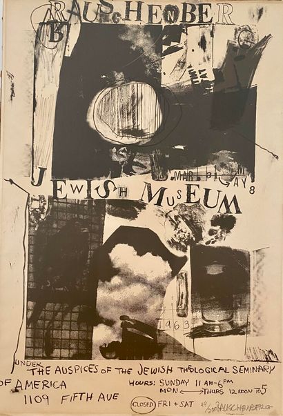 null Robert RAUSCHENBERG (1925-2008)

Jewish Museum1963

Lithograph in black, on...