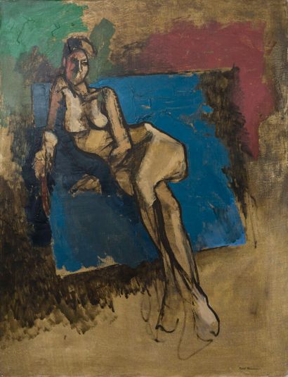 null Michel MOUSSEAU (1934)

Nude in the studio

Oil on canvas signed lower right...