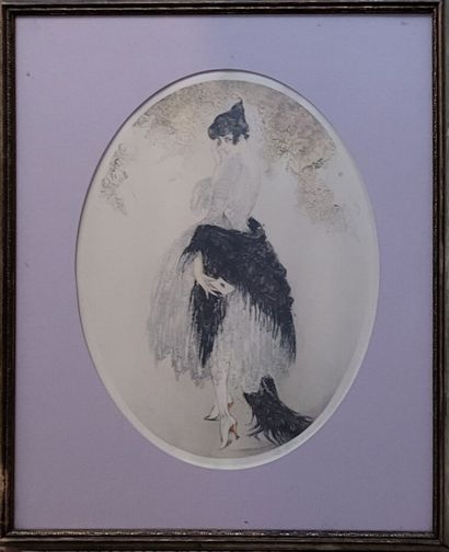 Louis ICART (1888-1950)

The Letter 

Lithograph...