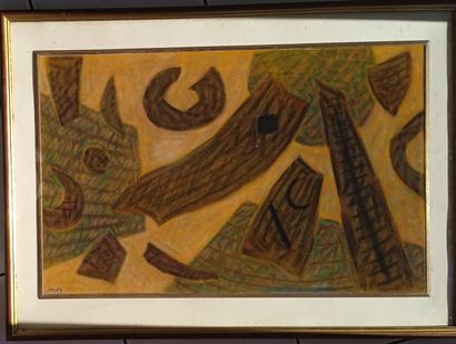 null Henri GOETZ (1909-1989)

Composition abstraite

Pastel sur papier 

Signé en...