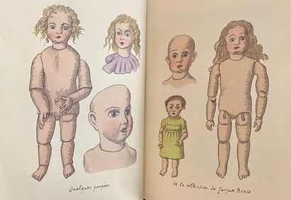 null Pierre LE-TAN (1950-2019)
Some dolls from the Jacques Bixot collection 
Ink...