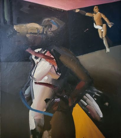 null Ivan KUSTURA (1951)
Resurrection 1987
Oil on canvas, monogrammed, titled and...