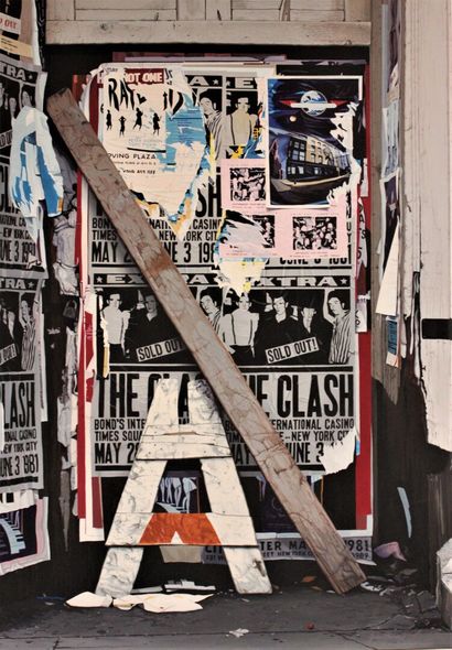 null John Murray (1973)
Clash II -1982 
Huile sur toile 
Signé en bas à droite 
107...