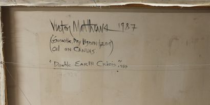 null Victor Matthews (1963)
Double Earth Crisis - 1987
Huile sur toile 
Signée et...