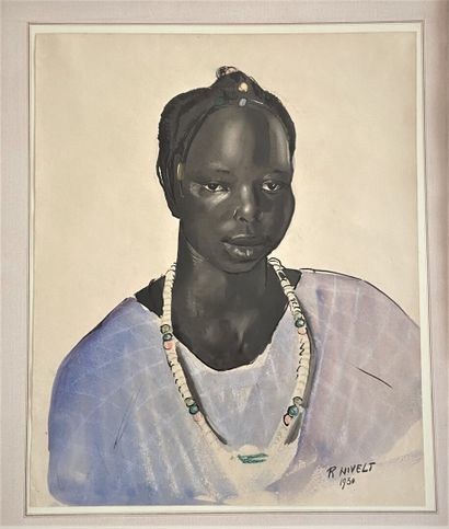 Roger R. NIVELT (1899-1962)
Jeune fille sénégalaise...