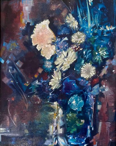 Michel TESMOINGT (1928-2011)
Bouquet de fleurs
Huile...