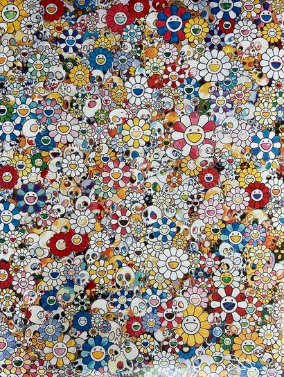 Takashi MURAKAMI (1962)
Skulls & Flowers...