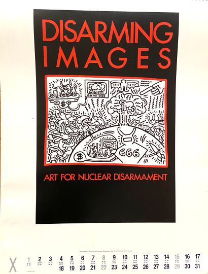 null D'après Keith Haring (1958-1990)
Calendrier Année 1995
Impression offset en...