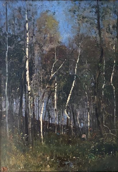 null Louis Aimé JAPY (1840-1916)
Le sous bois 
Huile sur toile
SIgné en bas à droite...