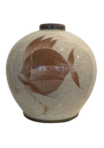 BENHAVN COPENHAGUE
Vase boule en porcelaine...