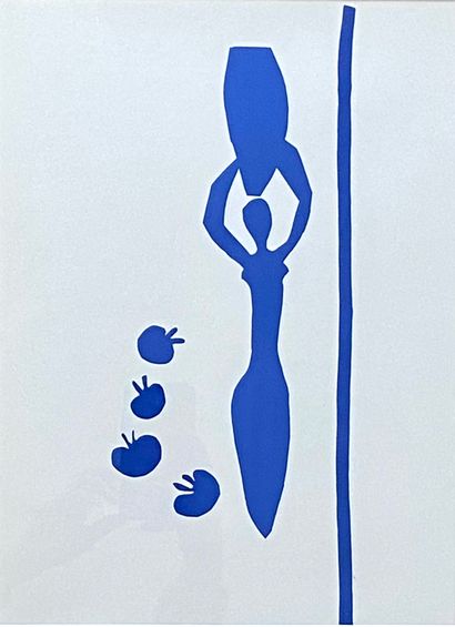 null Henri MATISSE (1869-1954)
Nu Bleu I 
Lithographie en bleu sur papier 
Edité...