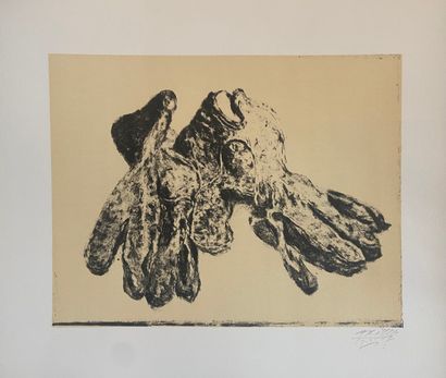 Avigdor ARIKHA (1929-2010) 
Paire de gants...